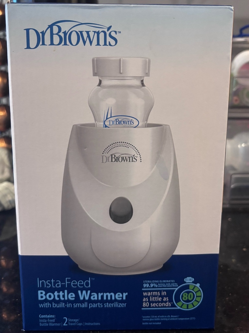 Dr. Brown's Insta-Feed Bottle Warmer — White